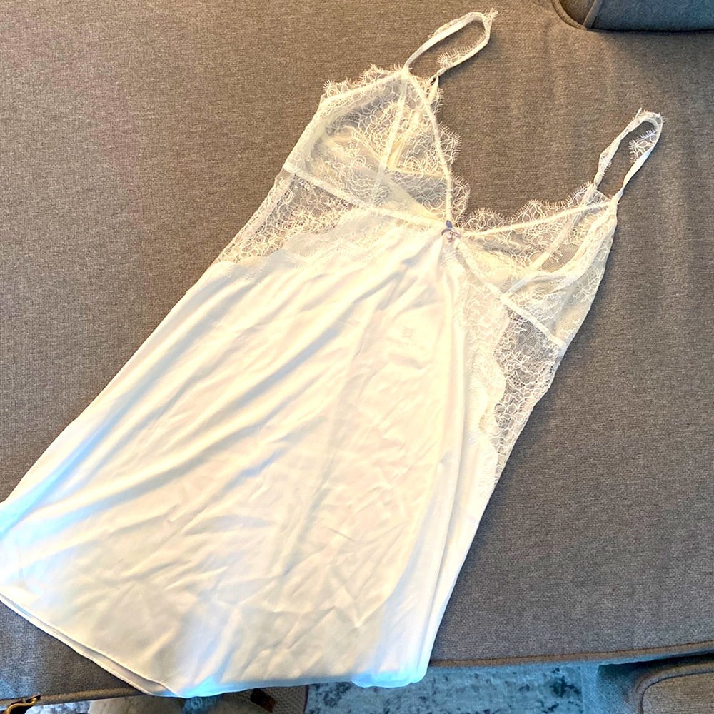 Lace bridal chemise